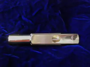 A close up of the side of a pen