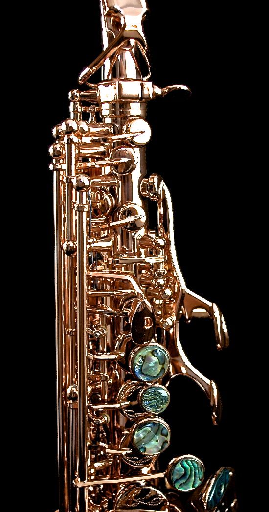 Professional pipe Soprano saxophone High F# G Saxello Sax Curved Bell  WSS-651